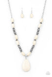 Blazing Saddles - White - Paparazzi Accessories