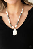 Blazing Saddles - White - Paparazzi Accessories