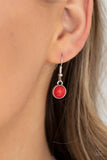 Heavenly Teardrops - Red - Paparazzi Accessories