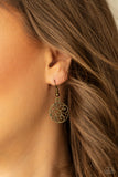 To Coin A Phrase - Brass - Paparazzi Accessories