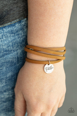 Wonderfully Worded - Brown - Paparazzi Accessories