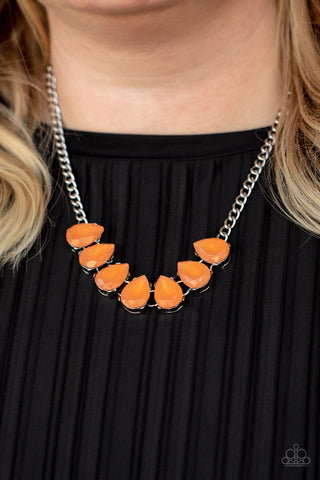 Above The Clouds - Orange - Paparazzi Accessories