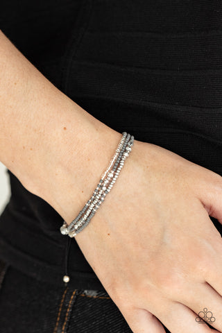 BEAD Me Up, Scotty! - Silver - Paparazzi Accessories