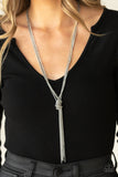 KNOT All There - Silver - Paparazzi Accessories