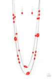 Day Trip Delights - Red - Paparazzi Accessories