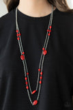 Day Trip Delights - Red - Paparazzi Accessories