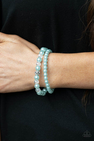 Cotton Candy Dreams - Blue - Paparazzi Accessories
