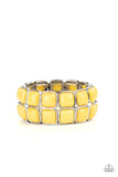 Double The DIVA-ttitude - Yellow - Paparazzi Accessories