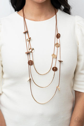 Alluring Luxe - Brown - Paparazzi Accessories