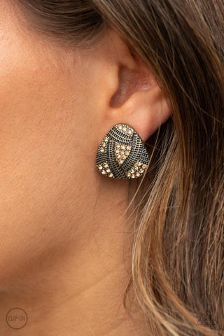 Gorgeously Galleria - Brass - Paparazzi Accessories