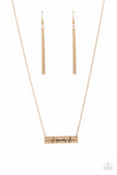 Living The Mom Life - Gold - Paparazzi Accessories
