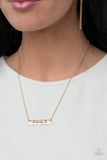 Living The Mom Life - Gold - Paparazzi Accessories