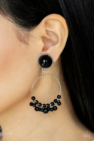 Cabaret Charm - Black - Paparazzi Accessories