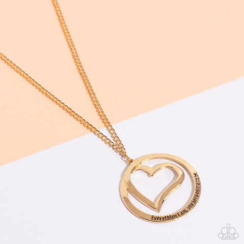 Positively Perfect - Gold - Paparazzi Accessories