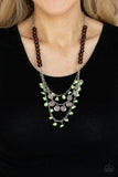 Plains Paradise - Green - Paparazzi Accessories