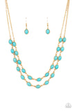 Sahara Safari - Blue - Paparazzi Accessories