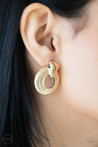 Industrial Innovator - Gold - Paparazzi Accessories