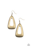 Irresistibly Industrial - Brass - Paparazzi Accessories