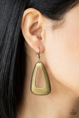 Irresistibly Industrial - Brass - Paparazzi Accessories