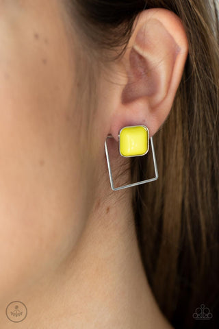 FLAIR and Square - Yellow - Paparazzi Accessories