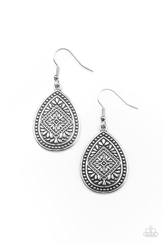 Mayan Mecca - Silver - Paparazzi Accessories