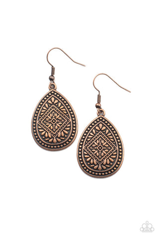 Mayan Mecca - Copper - Paparazzi Accessories