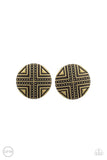 Shielded Shimmer - Brass - Paparazzi Accessories