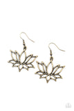 Lotus Ponds - Brass - Paparazzi Accessories