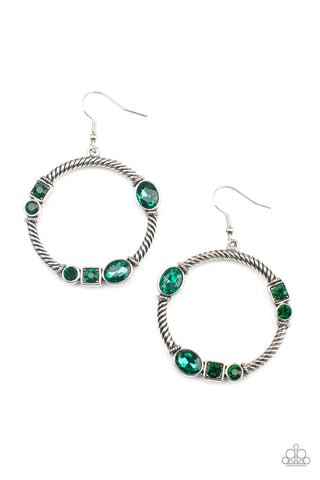 Glamorous Garland - Green - Paparazzi Accessories