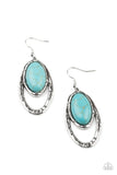 Pasture Paradise - Blue - Paparazzi Accessories