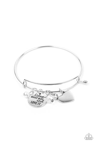 Come What May and Love It - White - Paparazzi Accessories