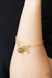 Come What May and Love It - Gold - Paparazzi Accessories