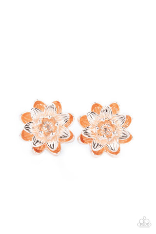Water Lily Love - Rose Gold - Paparazzi Accessories