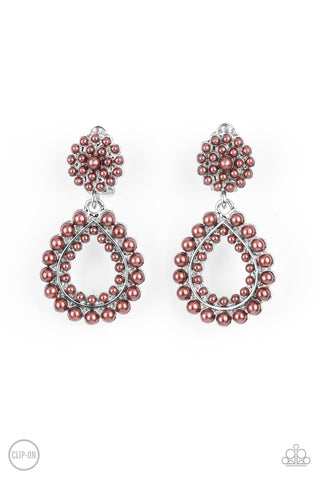 Discerning Droplets - Brown - Paparazzi Accessories