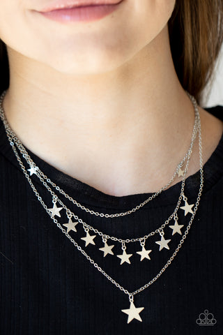 Americana Girl - Silver - Paparazzi Accessories