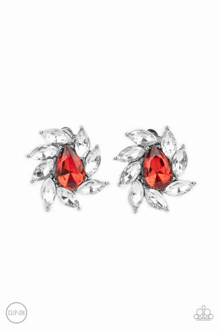 Sophisticated Swirl - Red - Paparazzi Accessories