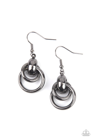 Running In Circles - Black - Paparazzi Accessories