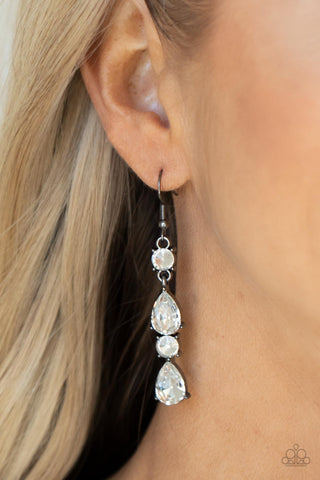 Raise Your Glass to Glamorous - Black - Paparazzi Accessories