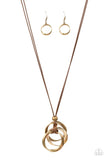Harmonious Hardware - Brass - Paparazzi Accessories