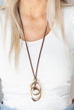 Harmonious Hardware - Brass - Paparazzi Accessories
