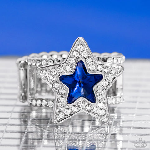 One Nation Under Sparkle - Blue - Paparazzi Accessories