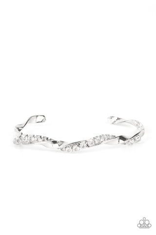Twisted Twinkle - White - Paparazzi Accessories