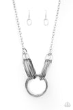 Lip Sync Links - Silver - Paparazzi Accessories