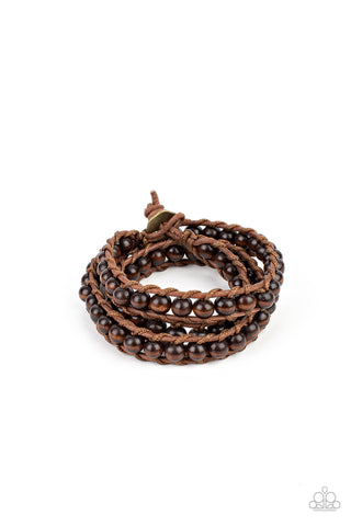 Pine Paradise - Brown - Paparazzi Accessories