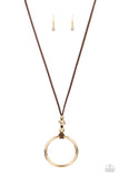 BLING Into Focus - Brown - Paparazzi Accessories