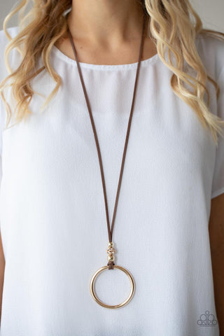 BLING Into Focus - Brown - Paparazzi Accessories