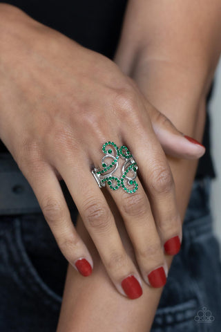 Billowing Beauty - Green - Paparazzi Accessories