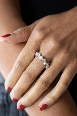 Blissfully Bella - White - Paparazzi Accessories