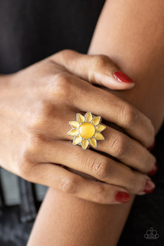 Blossoming Sunbeams - Yellow - Paparazzi Accessories