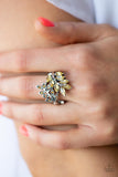 Glowing Gardenista - Yellow - Paparazzi Accessories